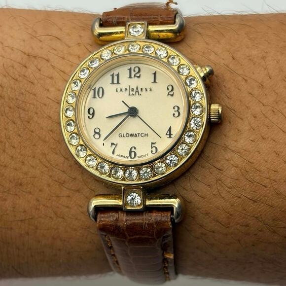 Gold & Brown L.A. Express Watch - Picture 1 of 5